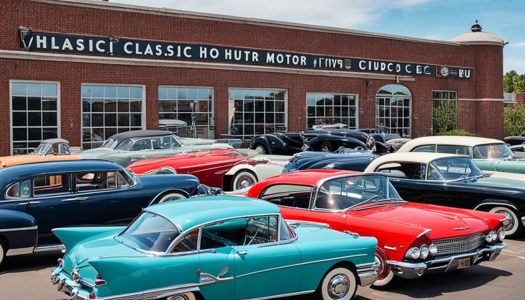 Classic Motor Hub vintage cars