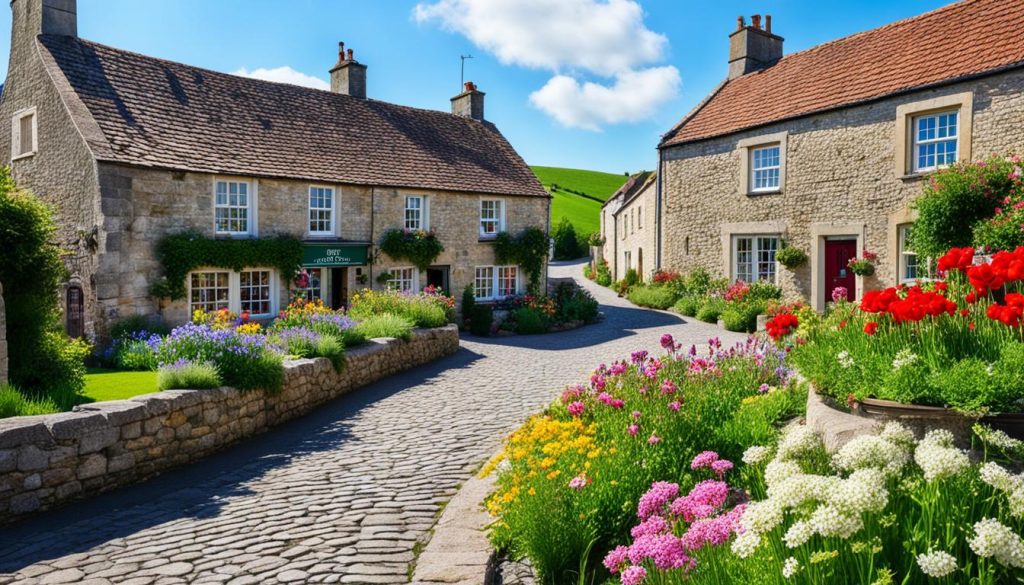 Mendips picturesque village